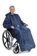 Wheelchair mac with sleeves.