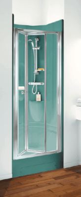 Coram shower pods can be manufactured to match with any sample colour