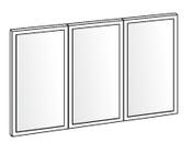 EASA Evolution three half height shower panels