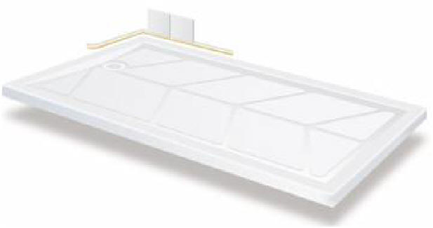 Blackdown 1100 x 830mm low profile shower tray