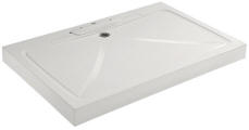 Mendip Low level shower tray with above floor waste