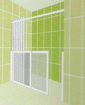 Half height sliding pivot alcove shower door - Supreme Option 2