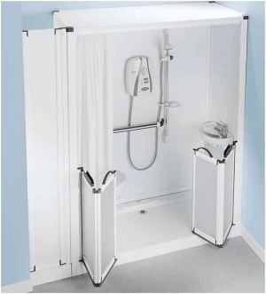 Disabled Showers Low And Level Access Shower Trays Wet Rooms Shower Pods Portable Shower Screens Leak Free Showers Wheelchair Friendly Easy Access Showers