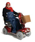 Invalid scooter fleece lined leg cosy