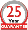 25 year manufacturer warranty