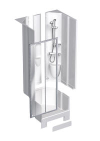 Coram 900 alcove leak free shower pod diagram