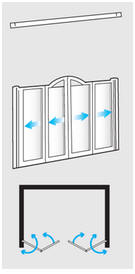 EASA Evolution half height shower enclosure model V2