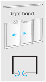 EASA Evolution half height shower enclosure model V3R