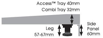 COMBI and ACCESS shower tray plinth kit 3