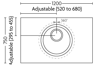 Aqua Dec EasyFit 4 - 1200 x 1200