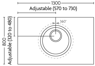 Aqua Dec EasyFit 5 - 1300 x 800