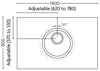 Aqua Dec EasyFit 6 - 1400 x 900