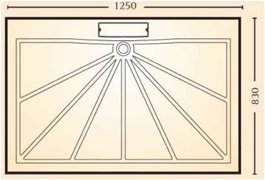 Mendip low level shower tray MD4