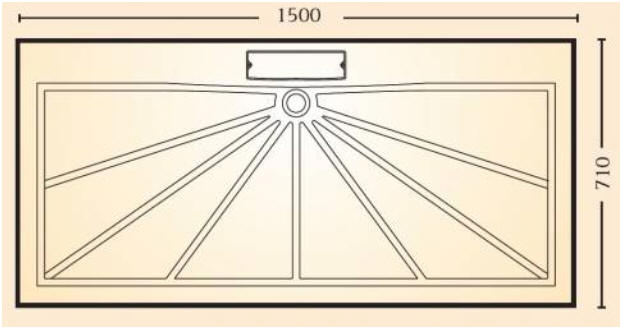 Mendip low level shower tray MD5