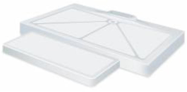 Mendip low level shower tray half step