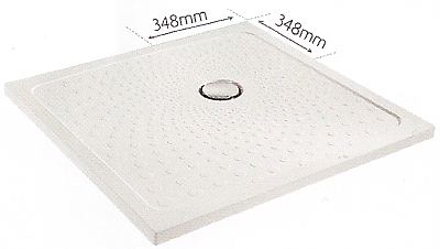 Slimline 35 shower tray 900 x 900