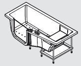 Novellini IRIS bath without panels