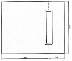 Novellini DUO DECK 8 - Linea drain 1200 x 1000 wet room floor former