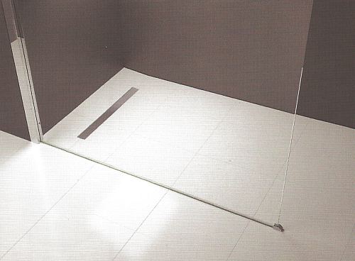 Novellini Duo Deck wet room floor former with linear drain
