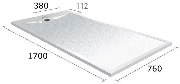 Middleton 2 low profile 1700 x 760 shower tray