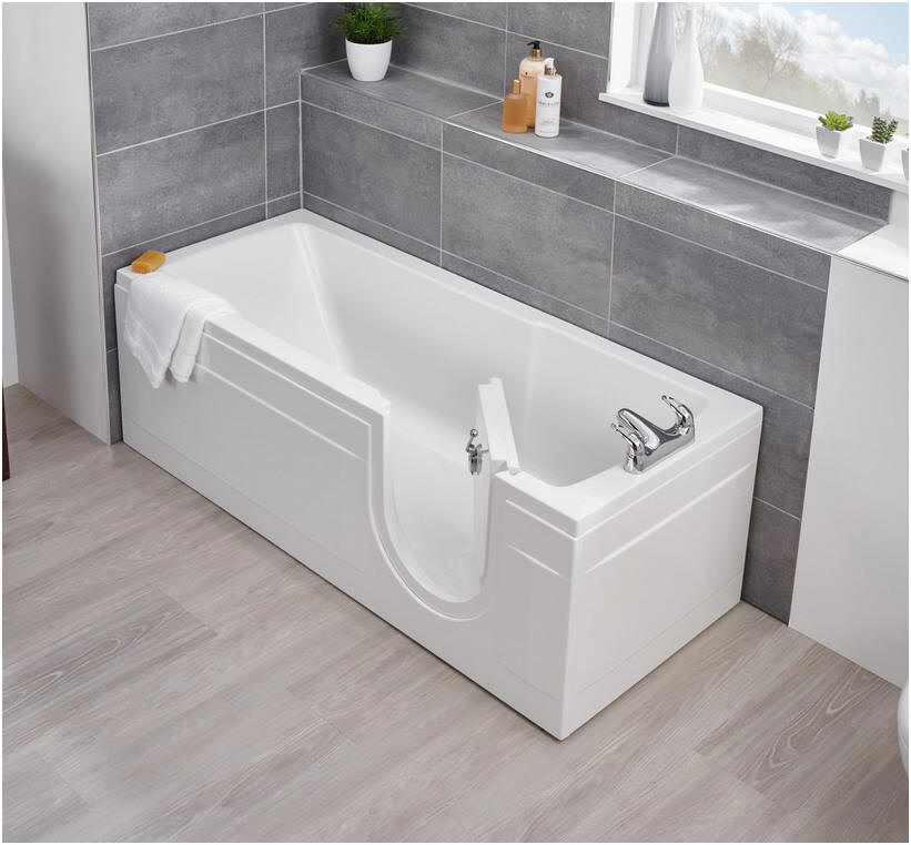 Walk In Bath Traditional Low Level, Bathtub With Door For Handicapped
