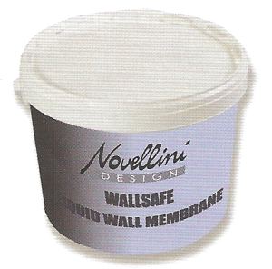 Wallsafe liquid wall tanking membrane for showers by Novellini