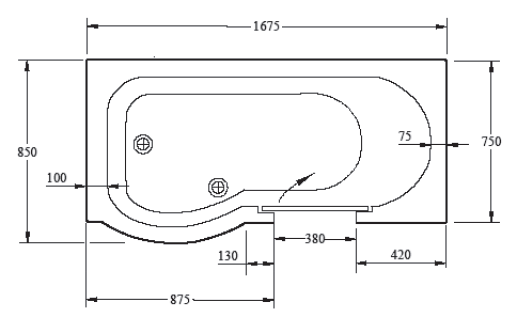 CARNELIAN walk in shower bath dimensions (1)