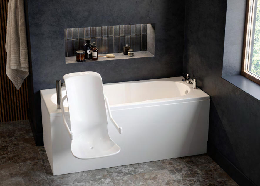 Mantaleda OMEGA Bath with powered lift and traverse seat