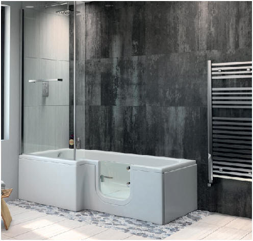 LARIMAR walk in shower bath