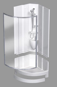 Coram 850 quadrant leak free shower pod diagram